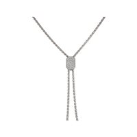 Vicenza - Piazzetta Palladio 2 - Collana Crivelli Donna DIAMANTI in Oro bianco Diamante 0.84 Ct 000-6054NS - 000-6054NS
